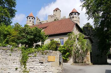 Innenhof Burg Hornberg