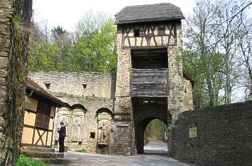 Nördlicher Zugang zur Burg Hornberg