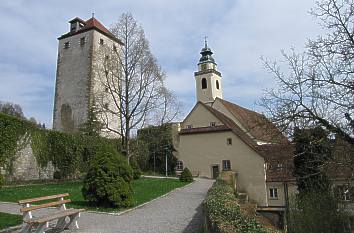 Burggarten mit Schurkenturm in Horb am Neckar