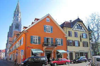 Wessenbergstraße und Münster in Konstanz