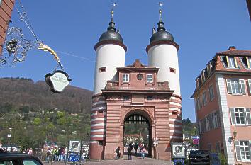 Gate of the Old Bridge in Heidelberg