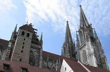 Regensburger Dom mit Eselsturm