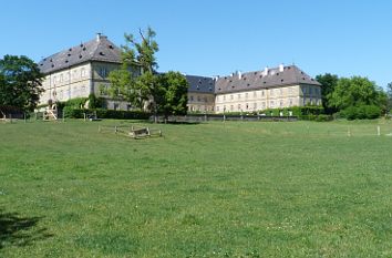 Blick auf Schloss Tambach