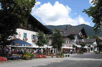 Dorfstraße in Oberammergau