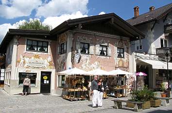 Dorfstraße in Oberammergau