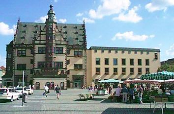 Rathaus am Marktplatz in Schweinfurt