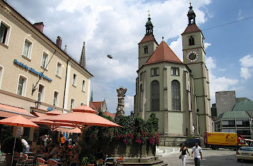 Neupfarrplatz mit Neupfarrkirche Regensburg