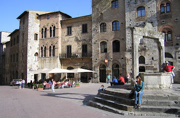 Marktplatz in San Gimignano