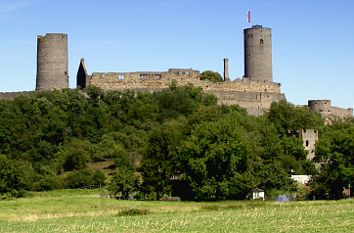 Blick auf Burg Münzenberg
