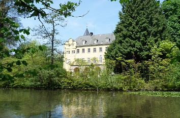 Schlossgraft mit Schloss Bückeburg