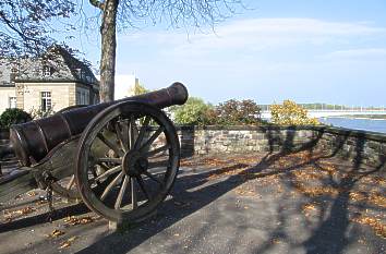 Kanone auf Bastion im Stadtgarten Bonn