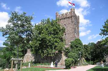 Turm auf der Burg Klopp