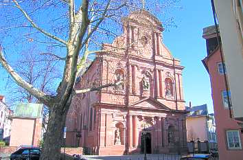 St. Ignaz Kirche in der Kapuzinerstraße in Mainz