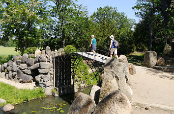 Brücke am Georgenkanal im Wörlitzer Park
