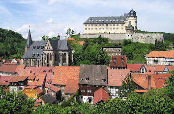 Stolberg mit Blick auf das Schloss