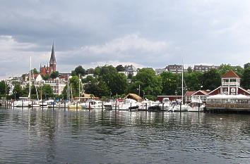 Ostufer der Flensburger Förde in Flensburg