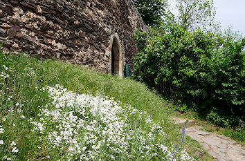 Burgmauer auf Burg Ranis