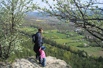 Aussicht vom Großen Hörselberg