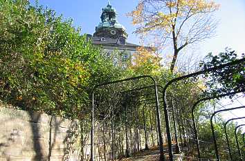 Aufgang zum Schloss Heidecksburg in Rudolstadt