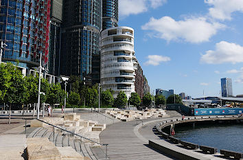 Promenade in Barangaroo in Sydney