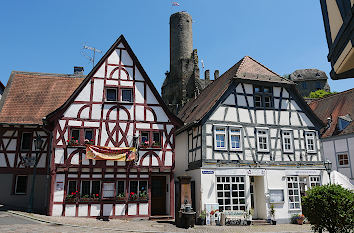 Stadtzentrum Eppstein mit Burgturm