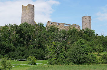 Blick auf Burg Münzenberg