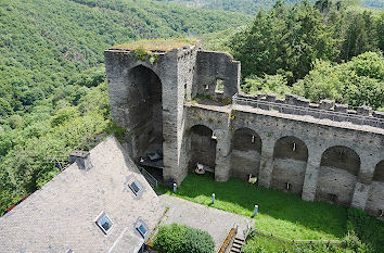 Blick vom Turm der Burg Hohenstein