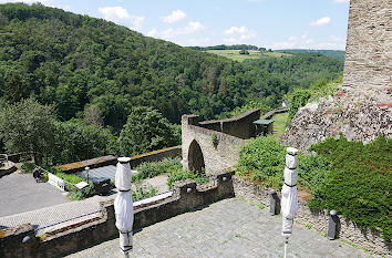 Burghof Burg Hohenstein