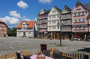 Marktplatz in Freilichtmuseum Hessenpark
