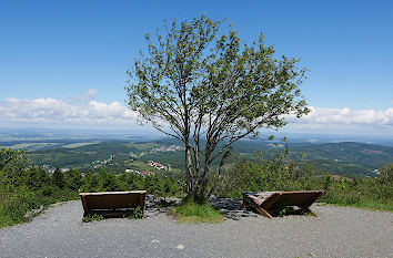 Aussichtspunkt auf dem Großen Feldberg im Taunus