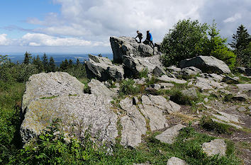 Brunhildisfelsen auf dem Großen Feldberg im Taunus