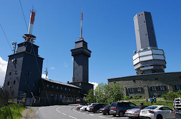 Türme auf dem Großen Feldberg im Taunus