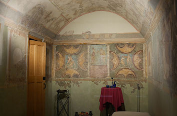 Rekonstruierte römische Wandgestaltung
