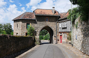 Toranlage auf der Burg Friedberg in Hessen