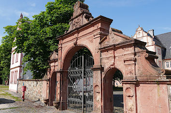 Schlosstor auf der Burg Friedberg