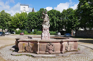 Georgsbrunnen auf der Burg Friedberg