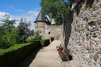 Burggarten auf der Burg Friedberg