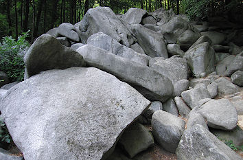 Steine im Felsenmeer im Odenwald