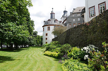 Schlossmauer Schlosspark Berleburg