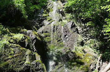 Wasserfall Plästerlegge aus der Nähe