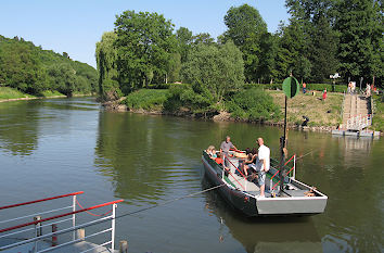 Fähre am Blütengrund in Naumburg