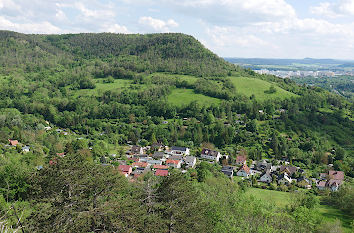 Blick von der Saalehorizontale nach Jena-Wöllnitz