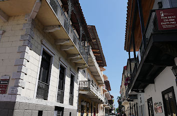 Spanische Kolonialhäuser in Panama-Stadt